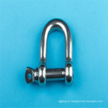 Aço inoxidável D Shackle